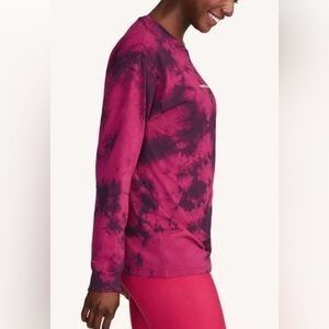 Peleton Women’s Washed Venice Casual Active Long Sleeve Tie Dye T-Shirt Small